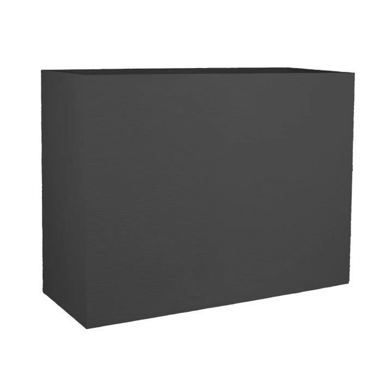 Plastic Eda Bloempot Wall Loft Graphit - 46 L - 78,5 X 29,5 X 60 Cm - Antraciet - Grijs