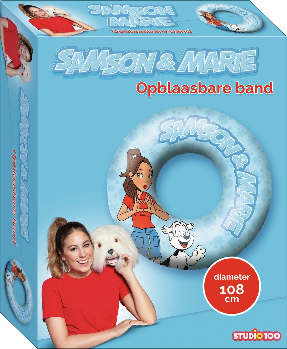Studio 100 Zwemband Samson & Marie 108 Cm Vinyl - Blauw