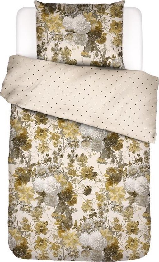 Essenza " Maily Dekbedovertrek 140 x 220 cm " - Groen