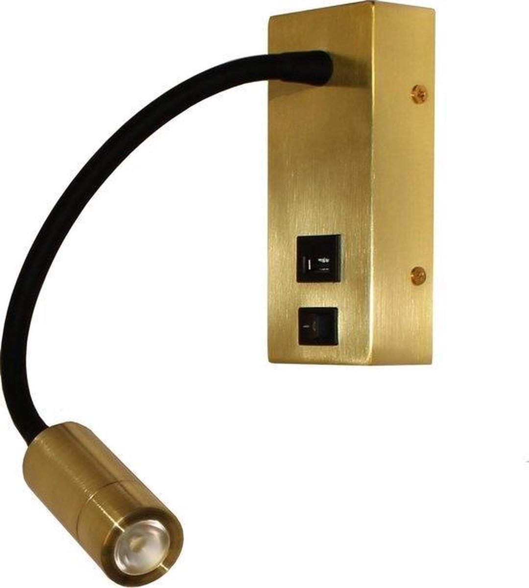 Lamponline Wandlamp Easy Usb Mat - Goud