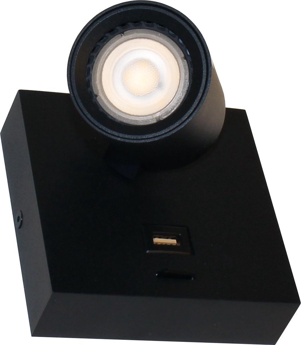 Lamponline Wandlamp Master Usb - Zwart