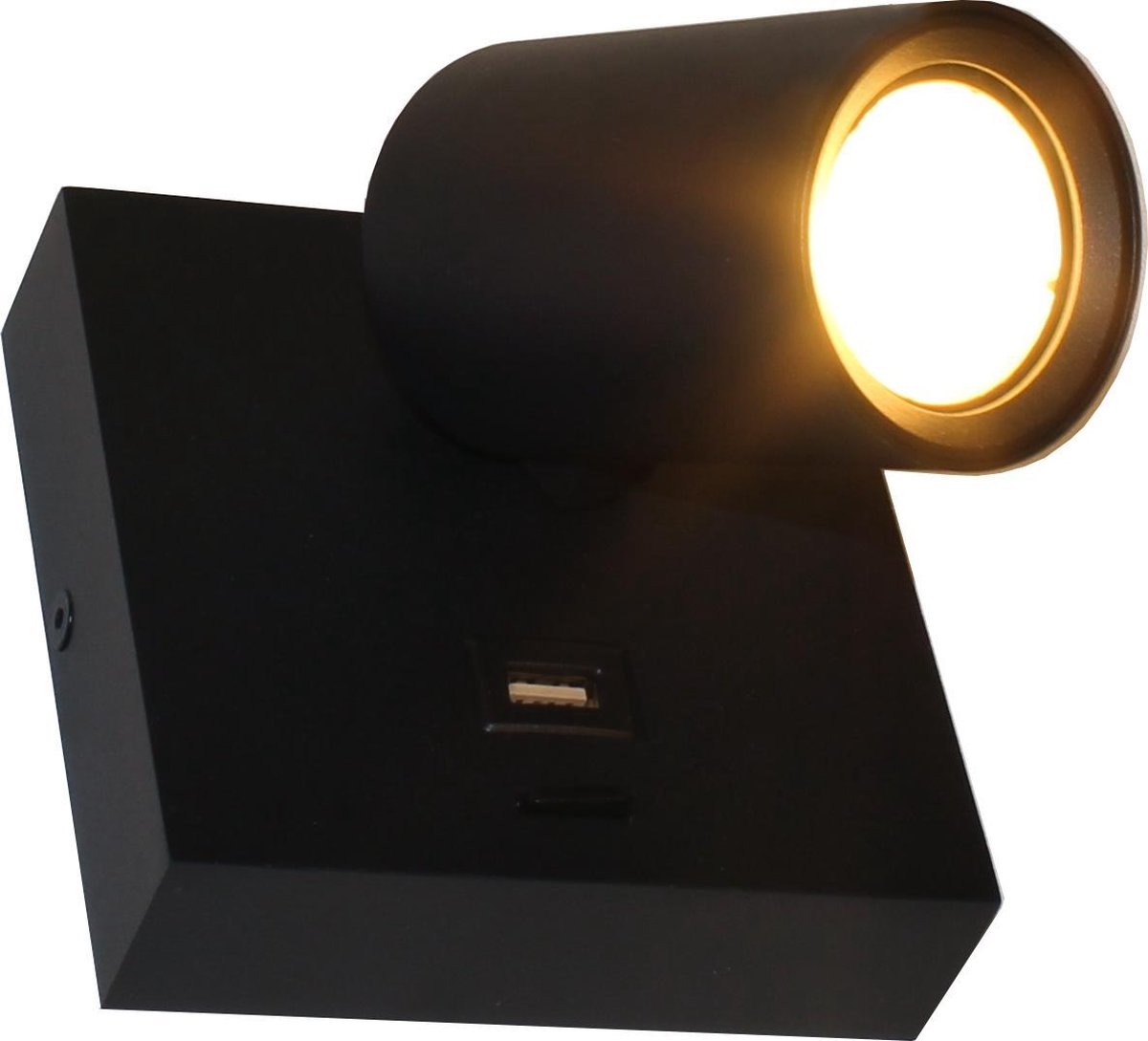 Lamponline Wandlamp Master Usb - Zwart