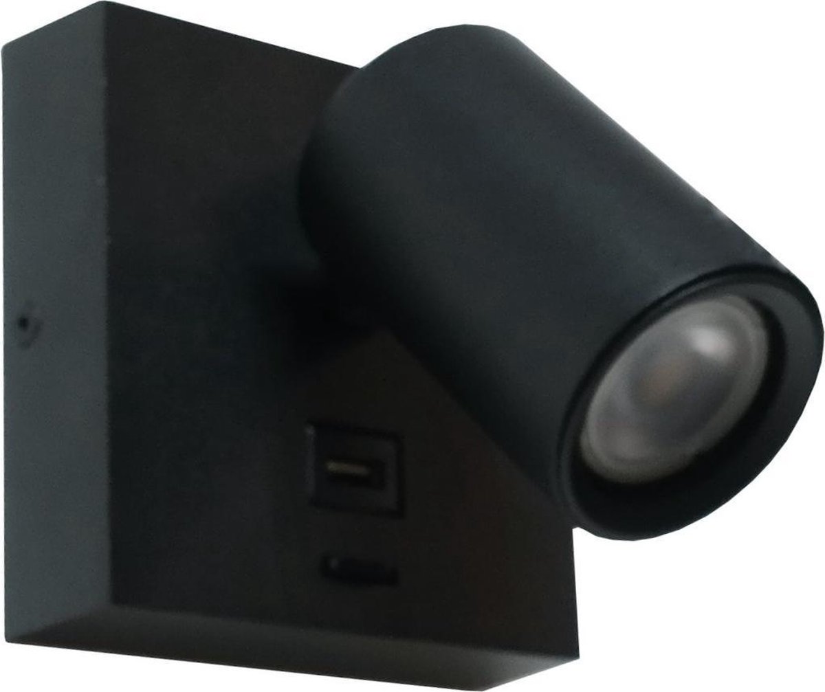 Lamponline Wandlamp Master Usb - Zwart