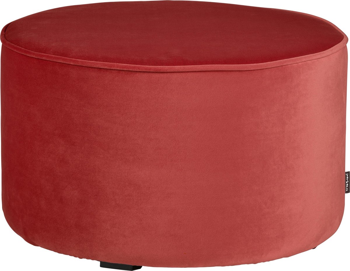 Woood Sara Poef Ø 60 cm - Rood