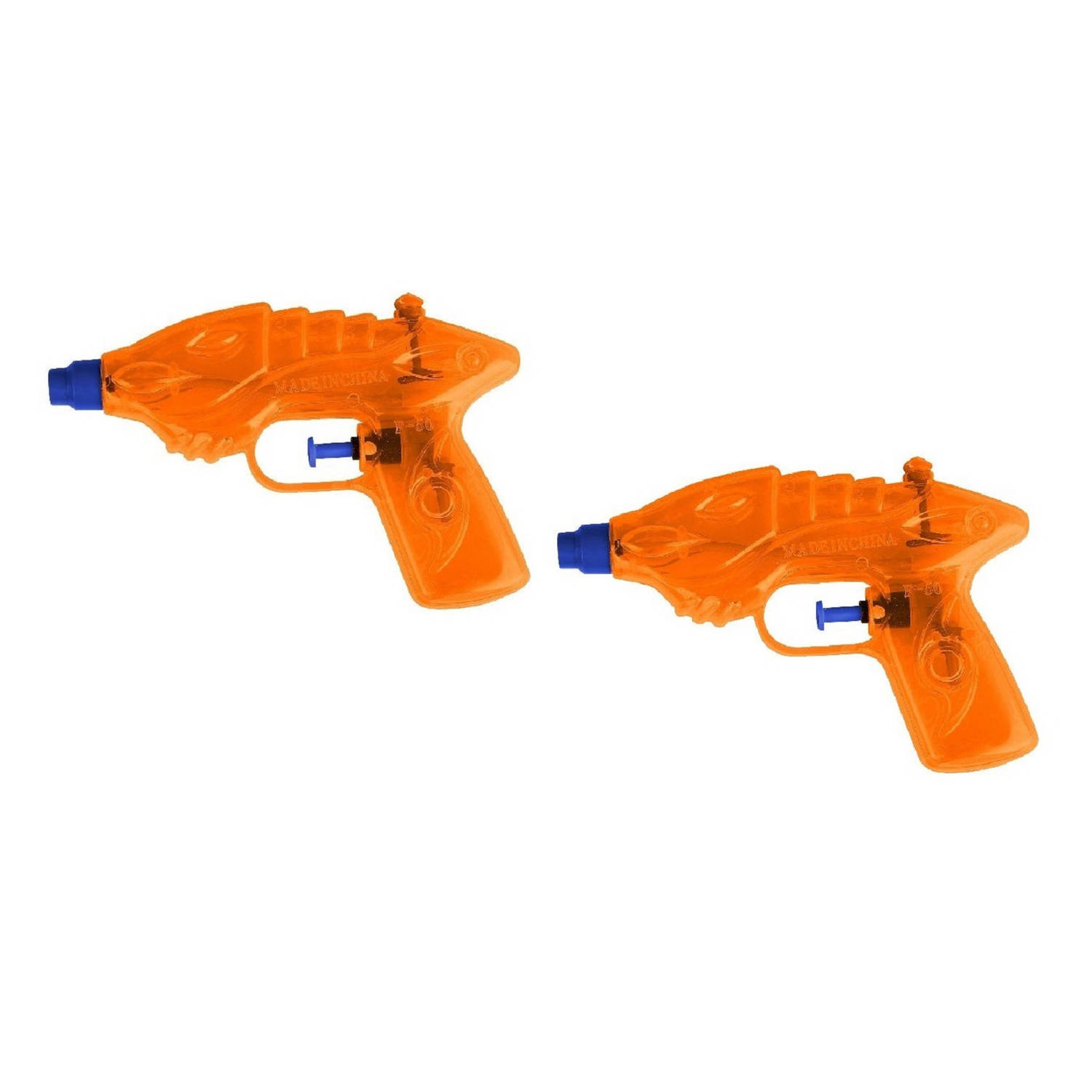 Summertime 2x Waterpistool/waterpistolen 16,5 Cm - Oranje