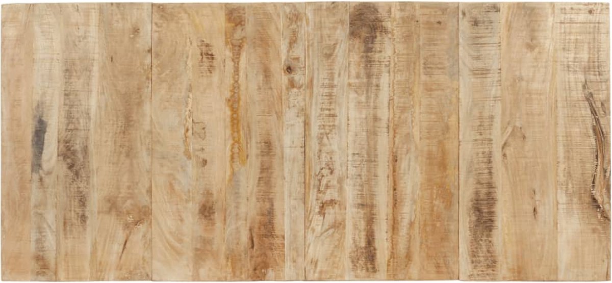 Vidaxl Eettafel 200x90x76 Cm Ruw Mangohout