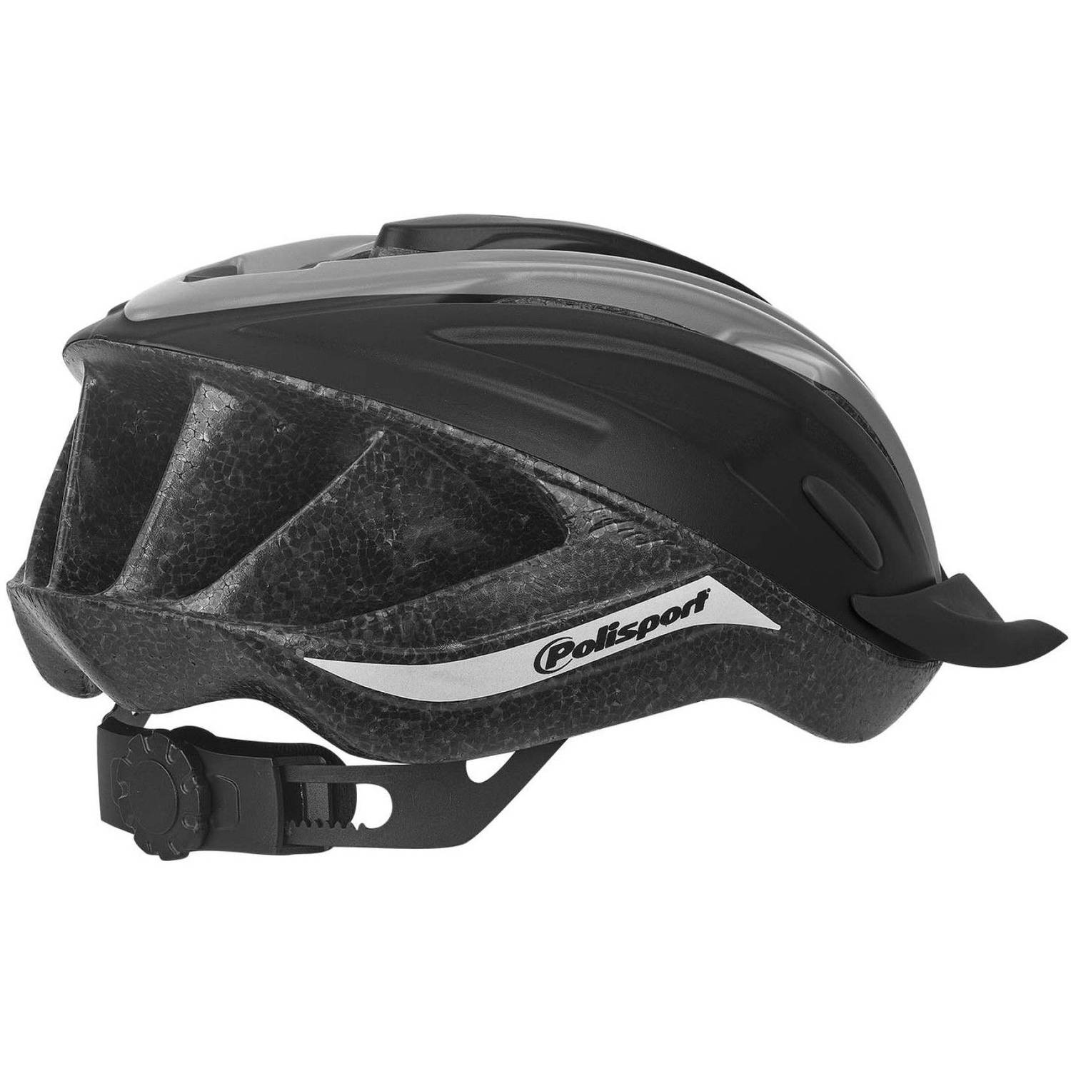 Polisport Ride In Fietshelm M 54-58cm Zwart/ - Grijs