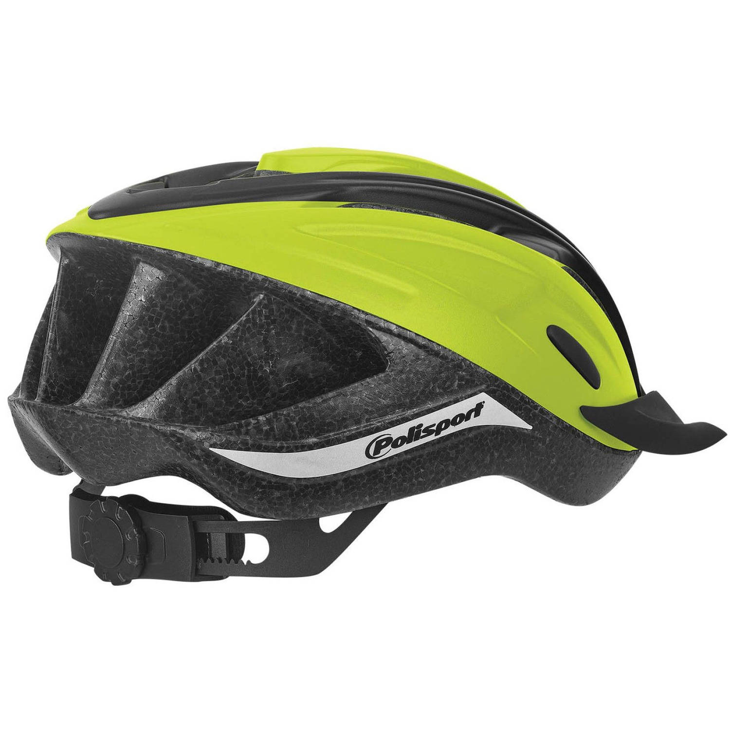 Polisport Ride In Fietshelm L 58-62cm Fluor Geel/zwart - Groen