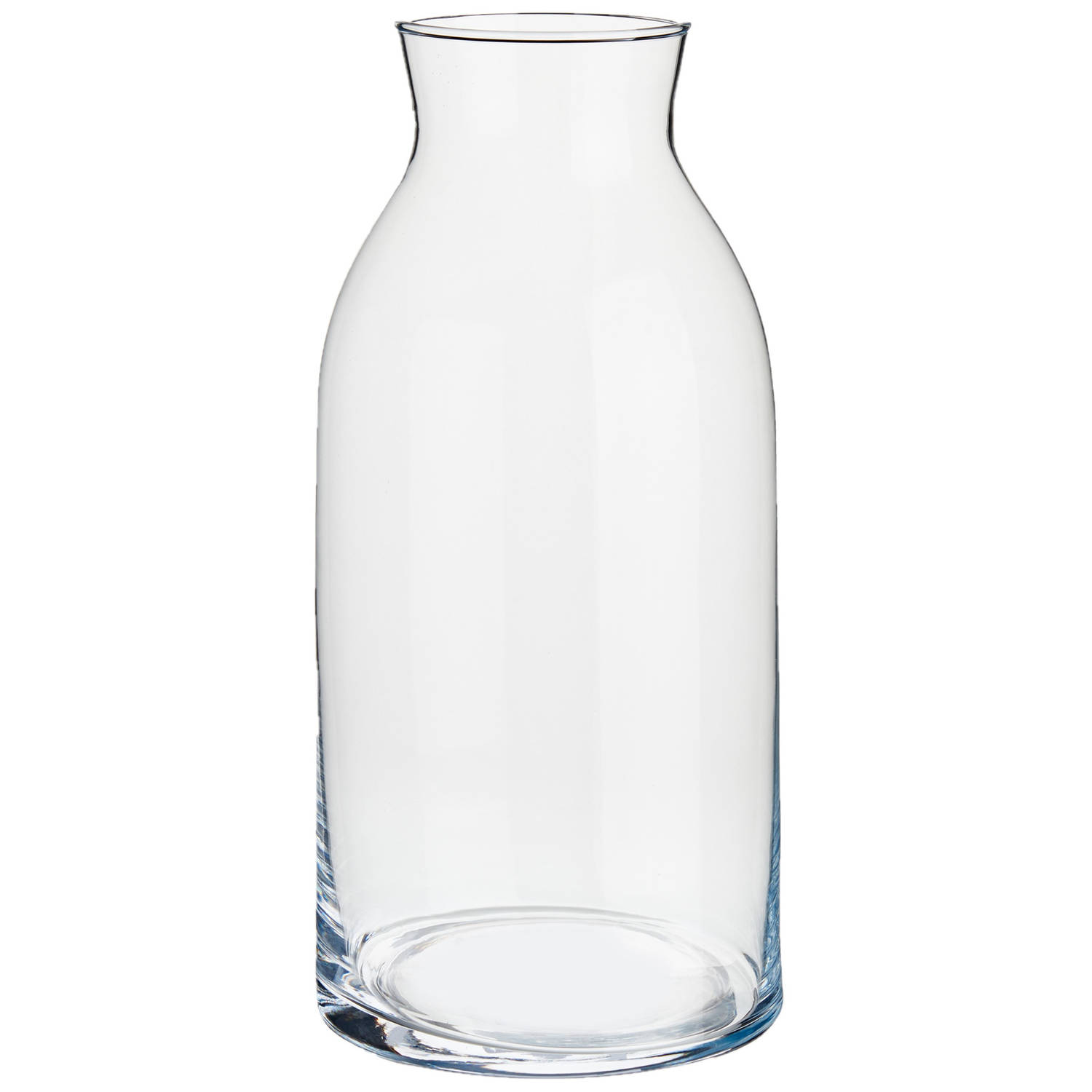 Bloemenvaas Van Glas 15 X 31 Cm - Glazen Transparante Cilinder Vazen