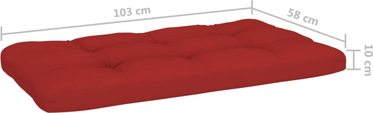 Vidaxl 6-delige Loungeset Pallet Met Kussens Geïmpregneerd Hout - Groen