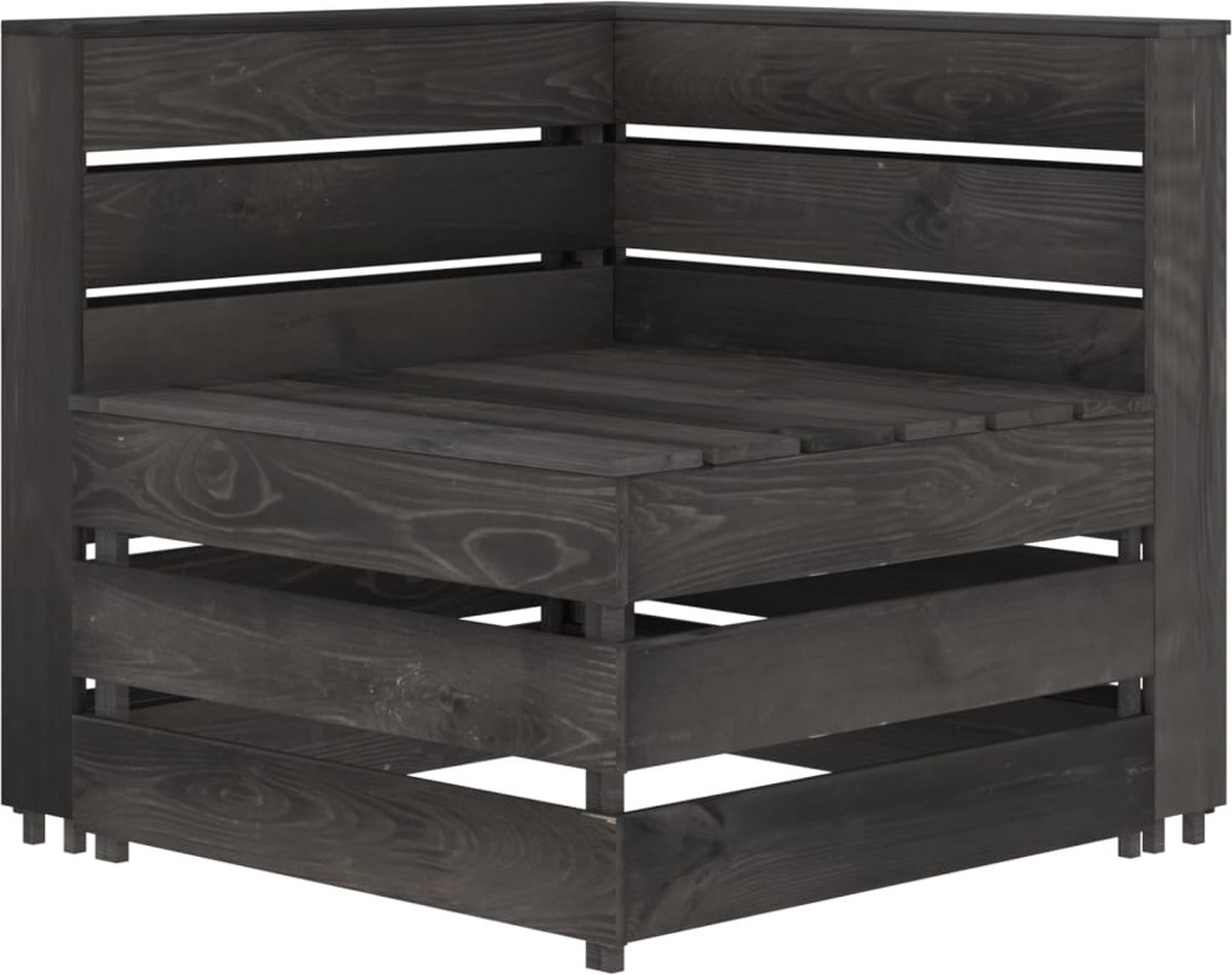 Vidaxl 5-delige Loungeset Geïmpregneerd Grenenhout - Bruin