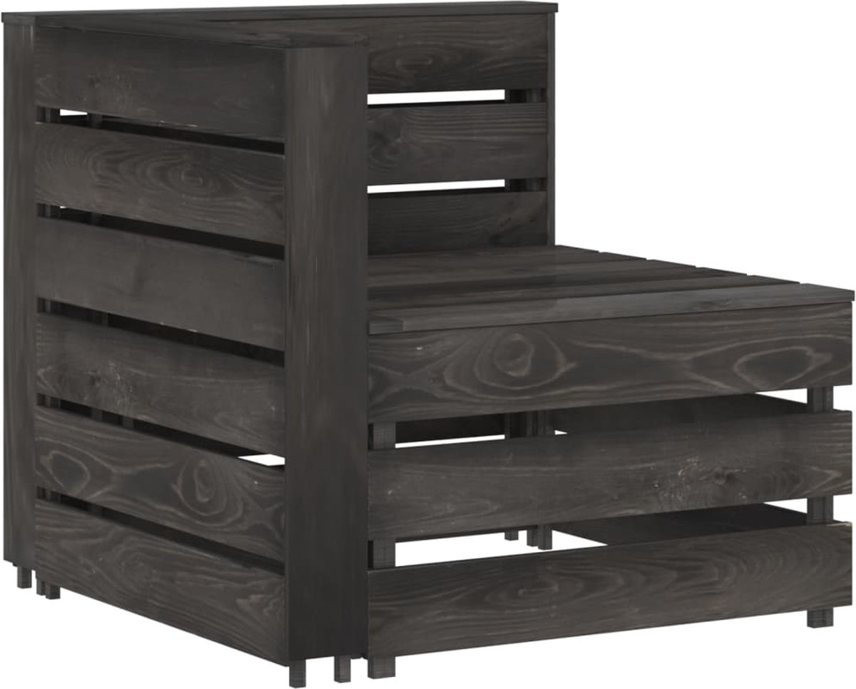 Vidaxl 5-delige Loungeset Geïmpregneerd Grenenhout - Bruin