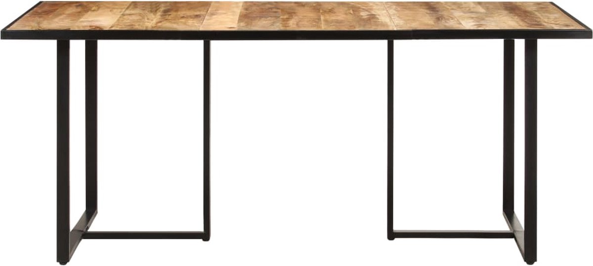 Vidaxl Eettafel 180 Cm Ruw Mangohout - Marrón