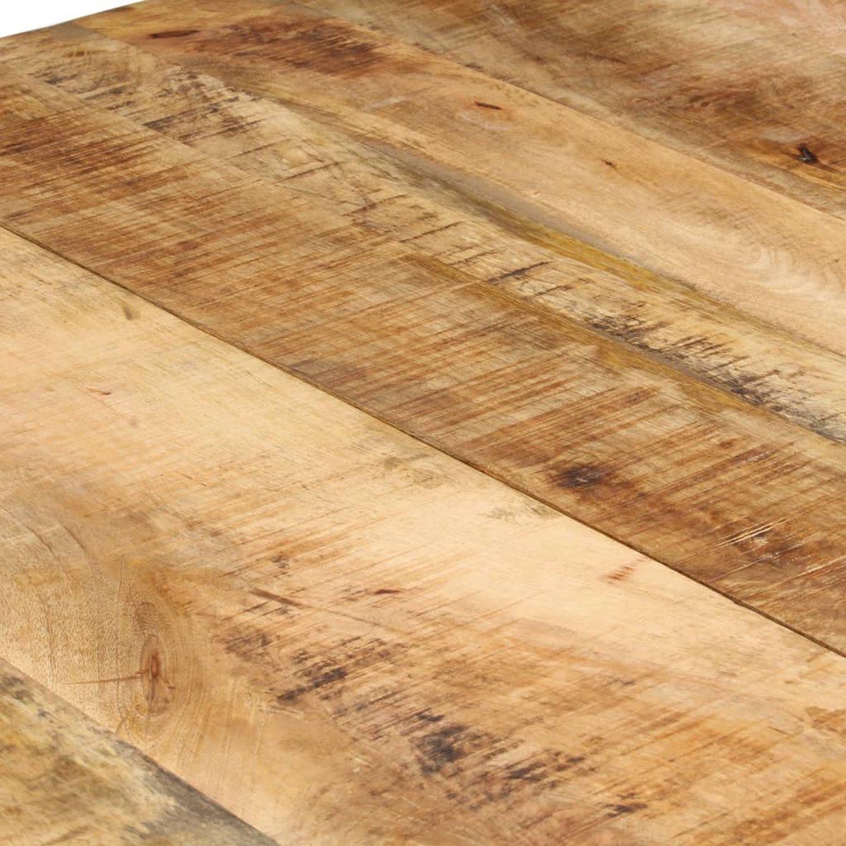 Vidaxl Eettafel 200x100x76 Cm Ruw Mangohout - Bruin