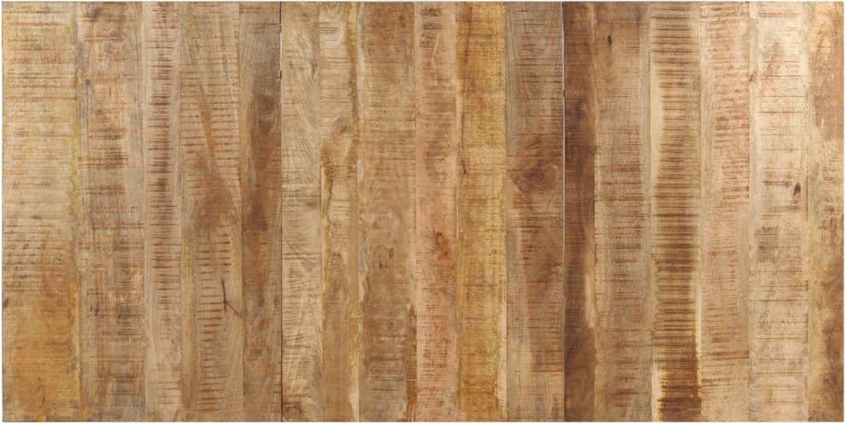 Vidaxl Eettafel 200x100x76 Cm Ruw Mangohout - Bruin