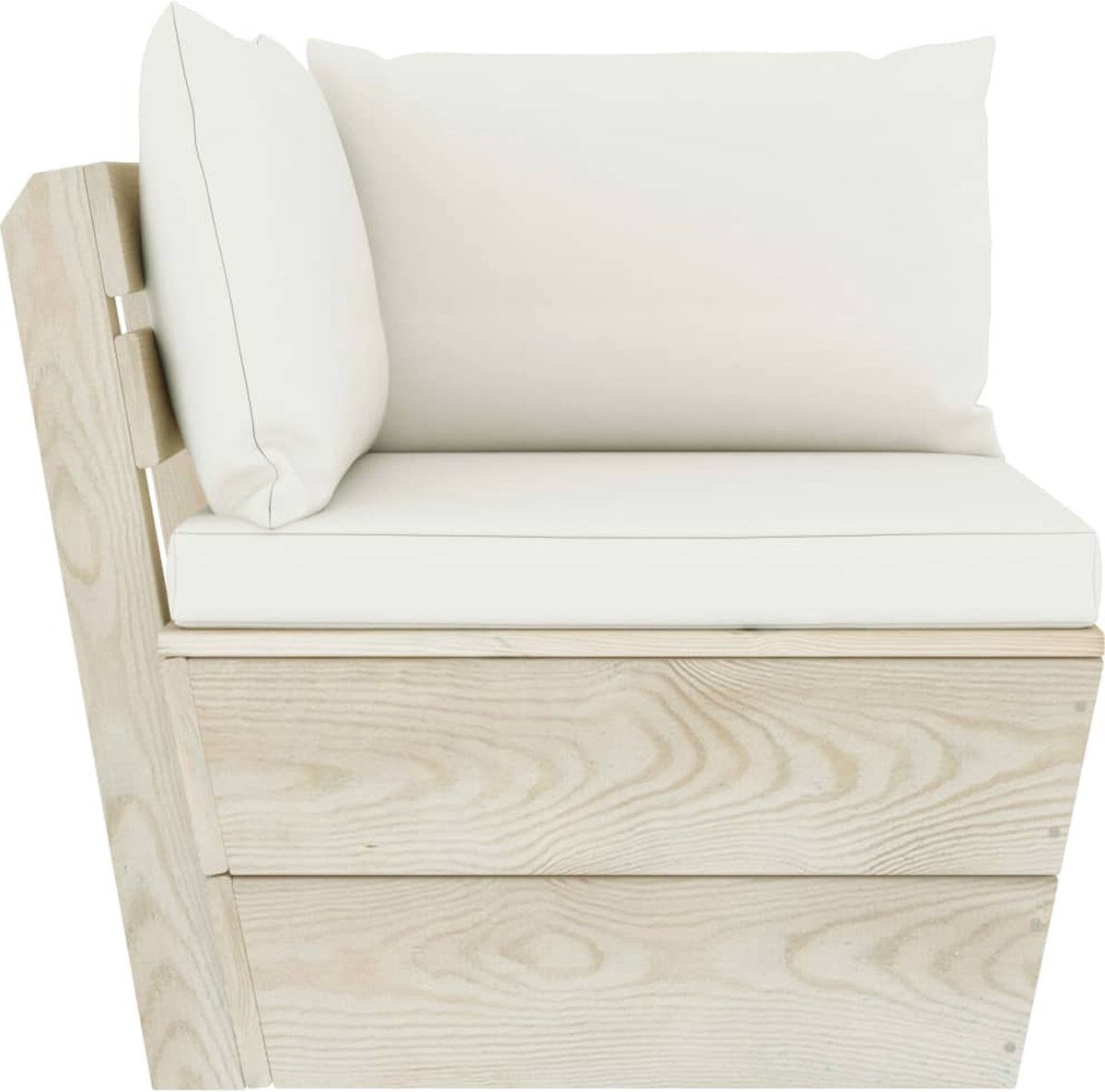 Vidaxl 9-delige Loungeset Met Kussens Pallet Vurenhout