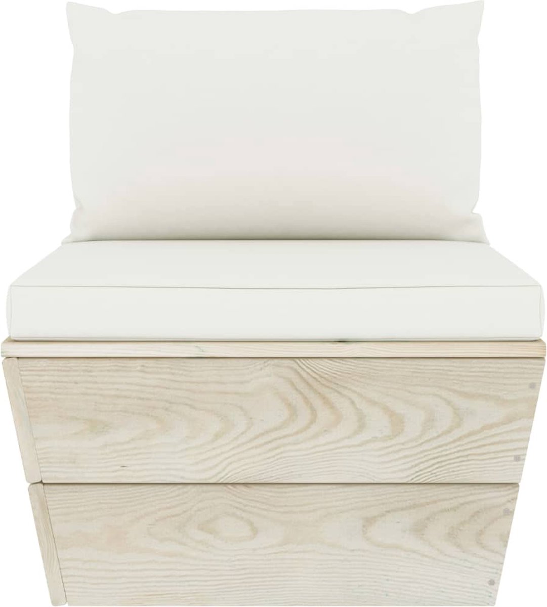 Vidaxl 9-delige Loungeset Met Kussens Pallet Vurenhout