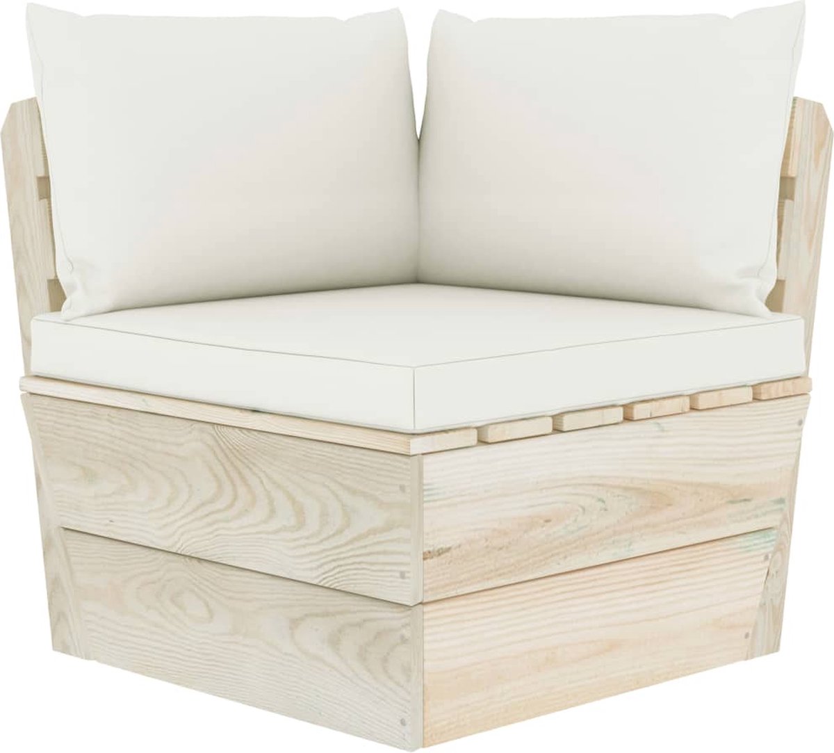 Vidaxl 9-delige Loungeset Met Kussens Pallet Vurenhout