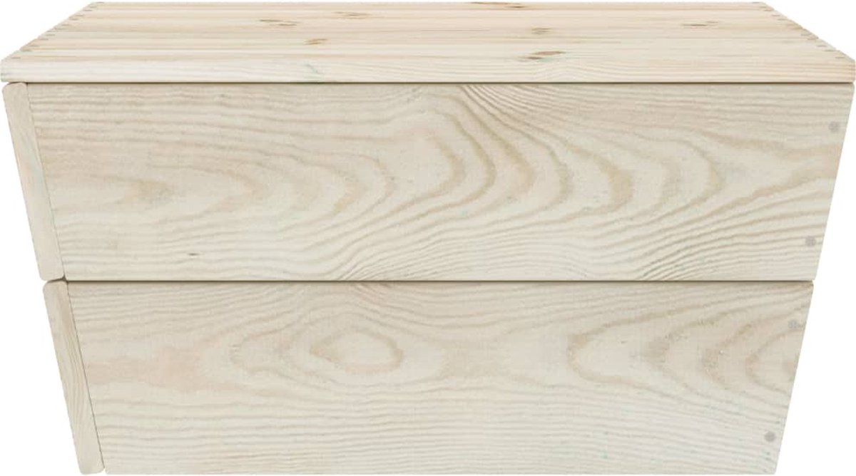 Vidaxl 9-delige Loungeset Met Kussens Pallet Vurenhout