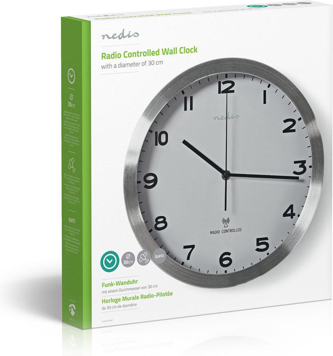 Nedis Wandklok