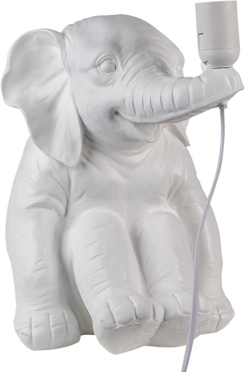Clayre & Eef Tafellamp Olifant 29x23x34cm E27