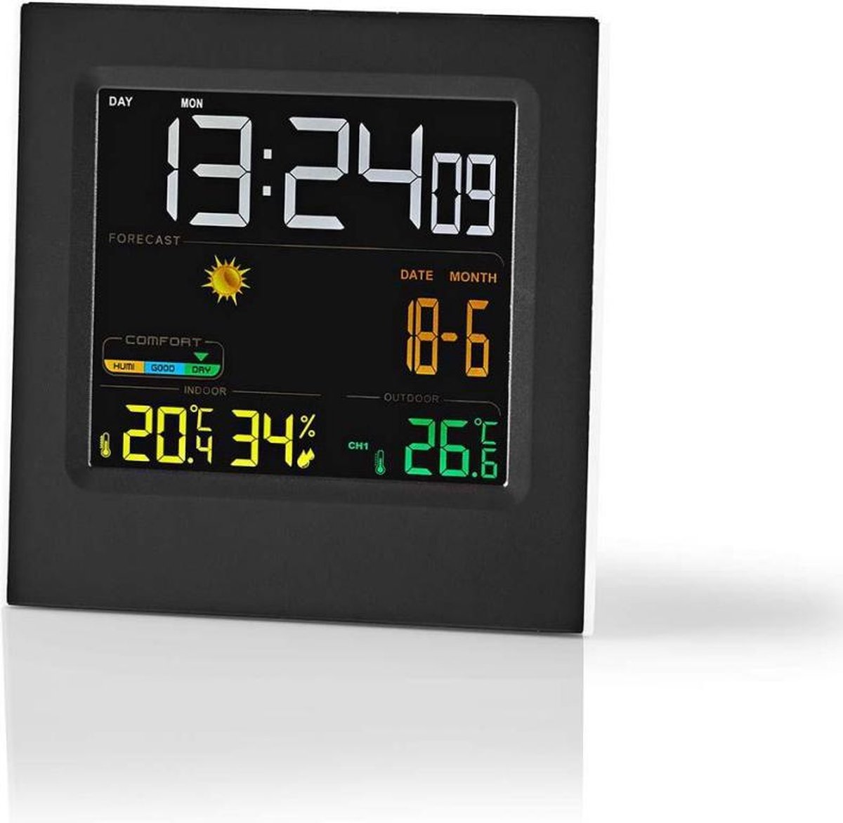Nedis Weerstation - Zwart