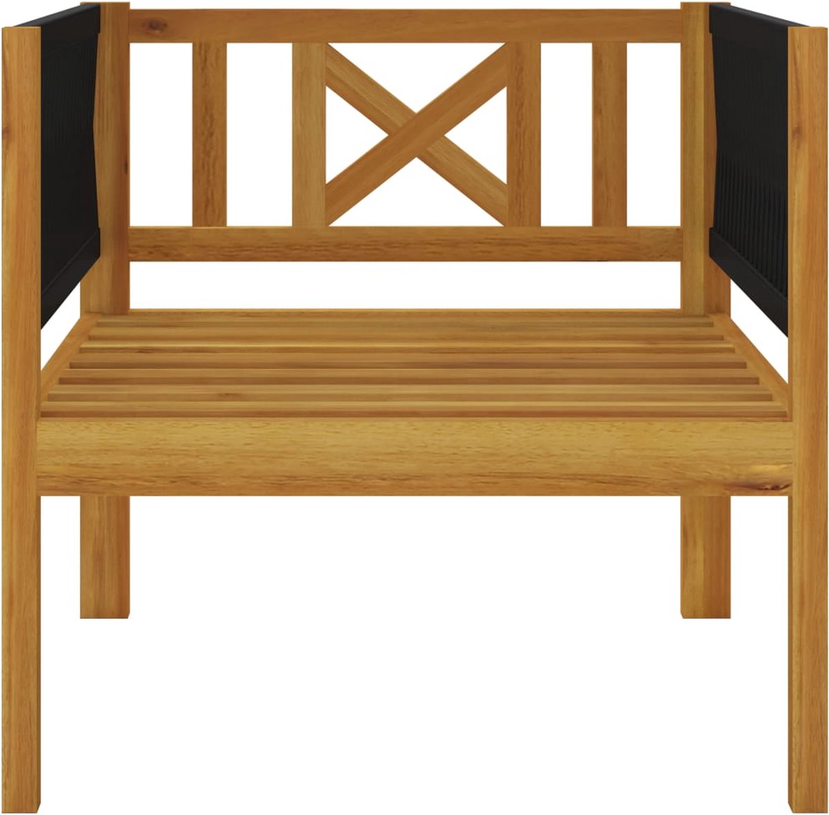 Vidaxl 7-delige Loungeset Met Kussens Massief Acaciahout Crème - Bruin