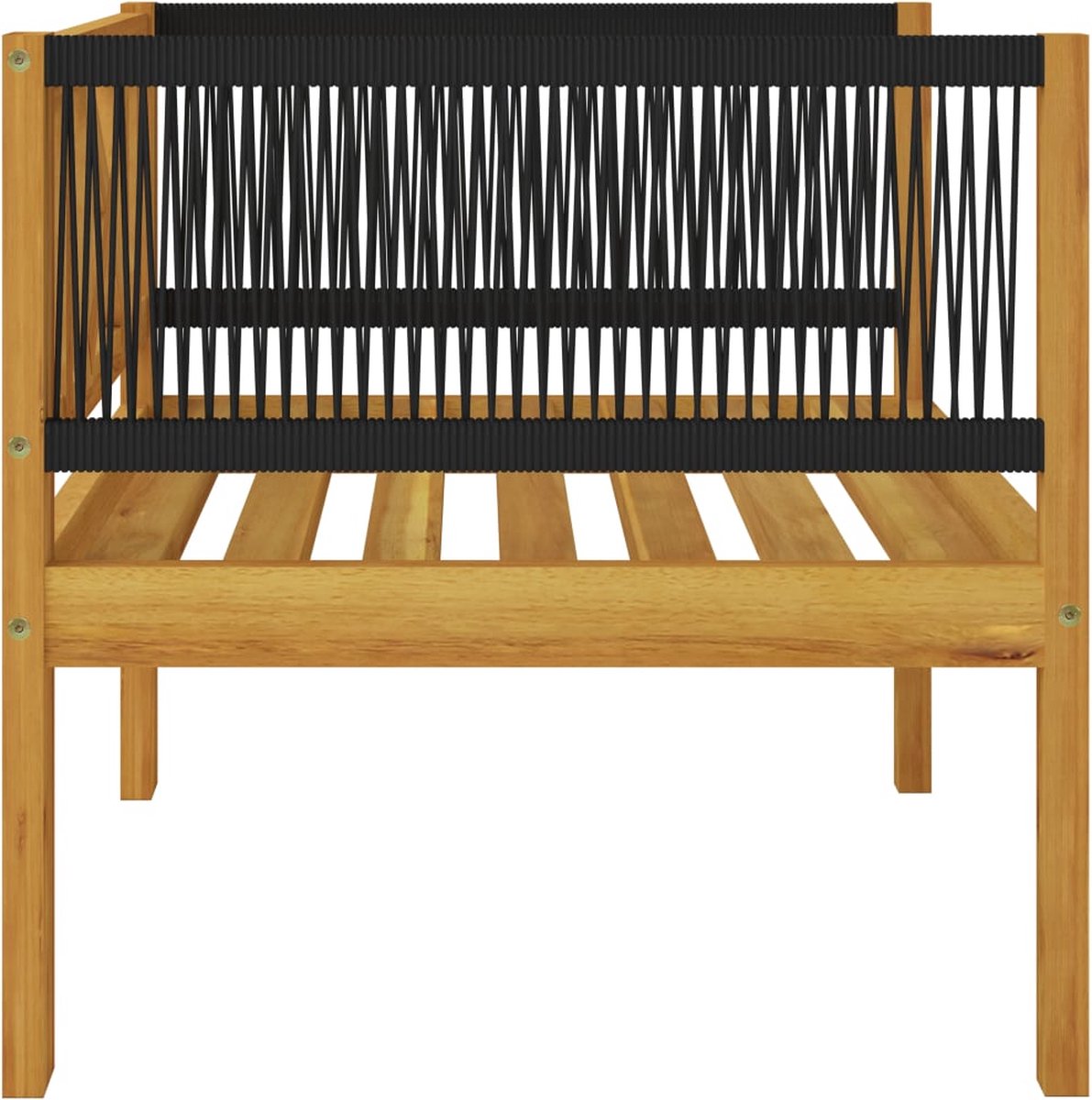 Vidaxl 7-delige Loungeset Met Kussens Massief Acaciahout Crème - Bruin