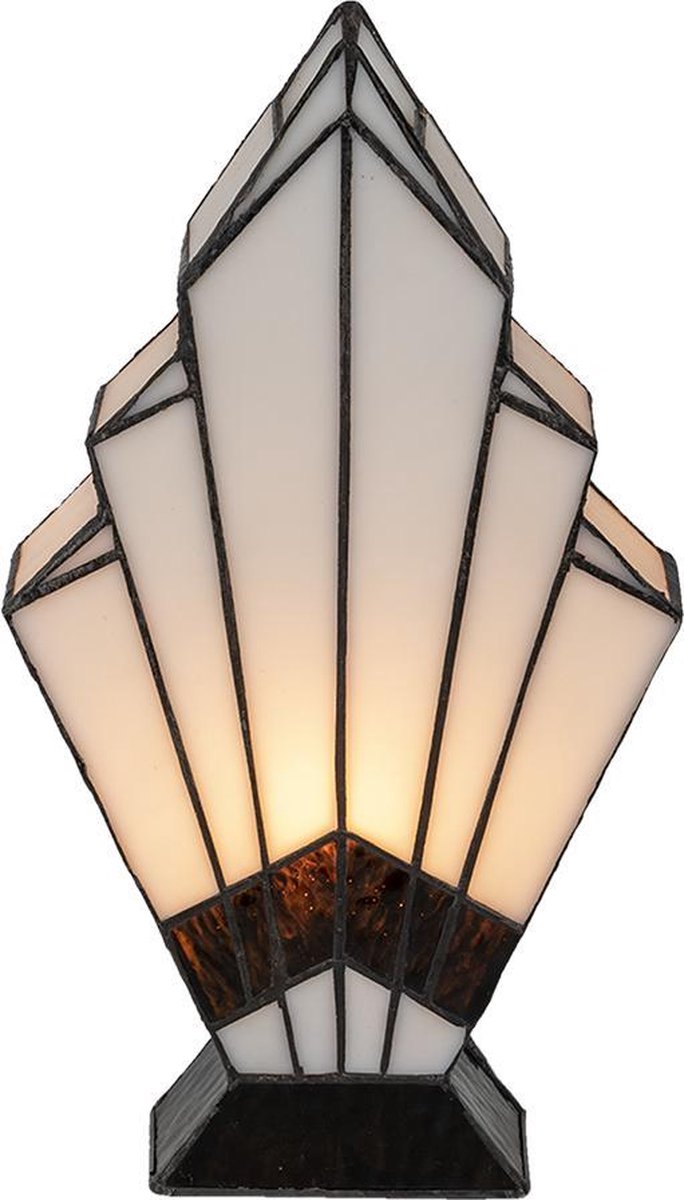 Clayre & Eef Clayre & Eef Tafellamp Tiffany 17x6x30cm E27/max 1x40w