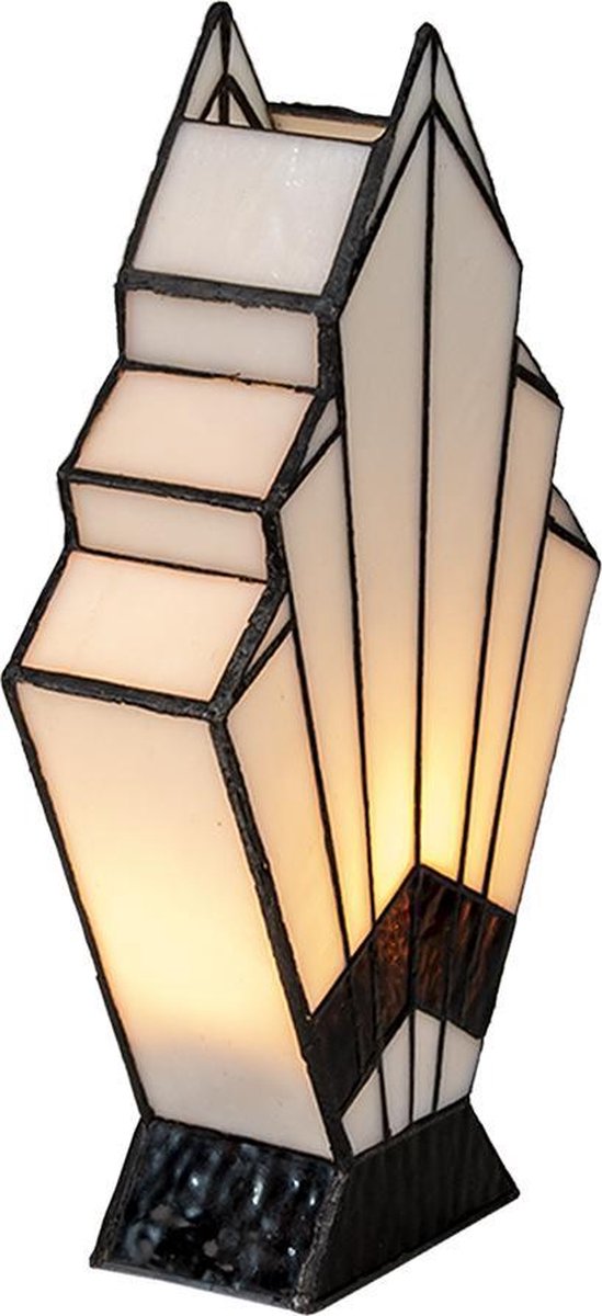 Clayre & Eef Clayre & Eef Tafellamp Tiffany 17x6x30cm E27/max 1x40w