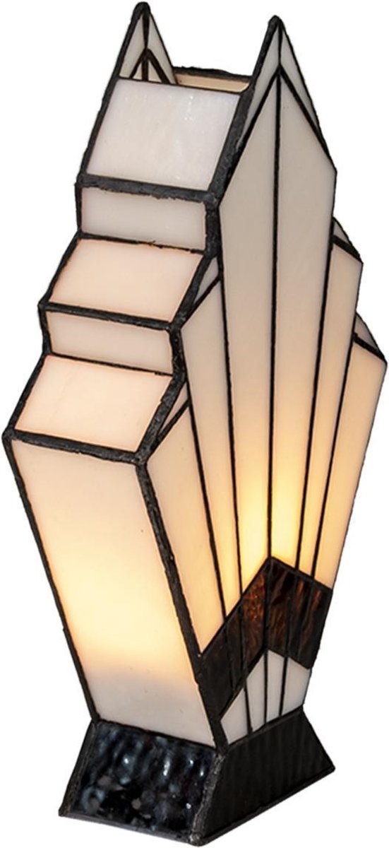 Clayre & Eef Clayre & Eef Tafellamp Tiffany 17x6x30cm E27/max 1x40w