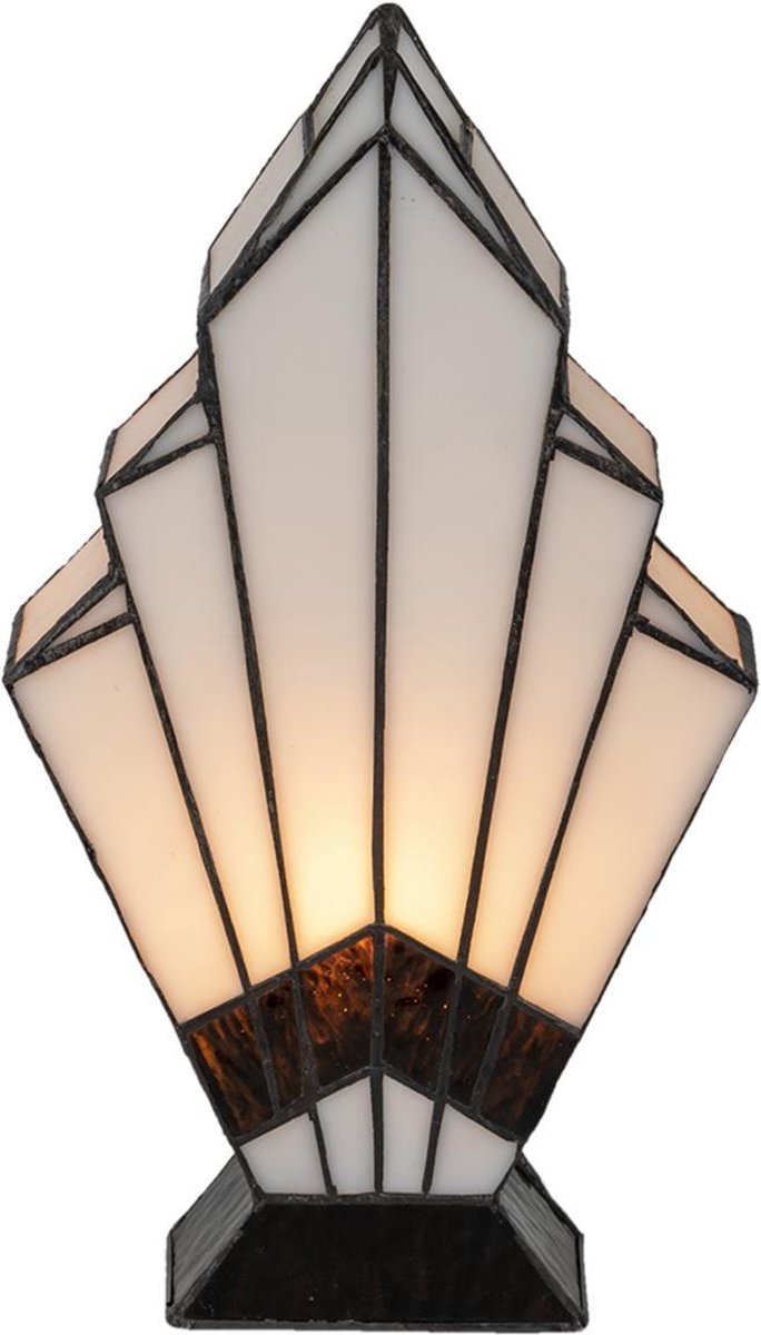 Clayre & Eef Clayre & Eef Tafellamp Tiffany 17x6x30cm E27/max 1x40w