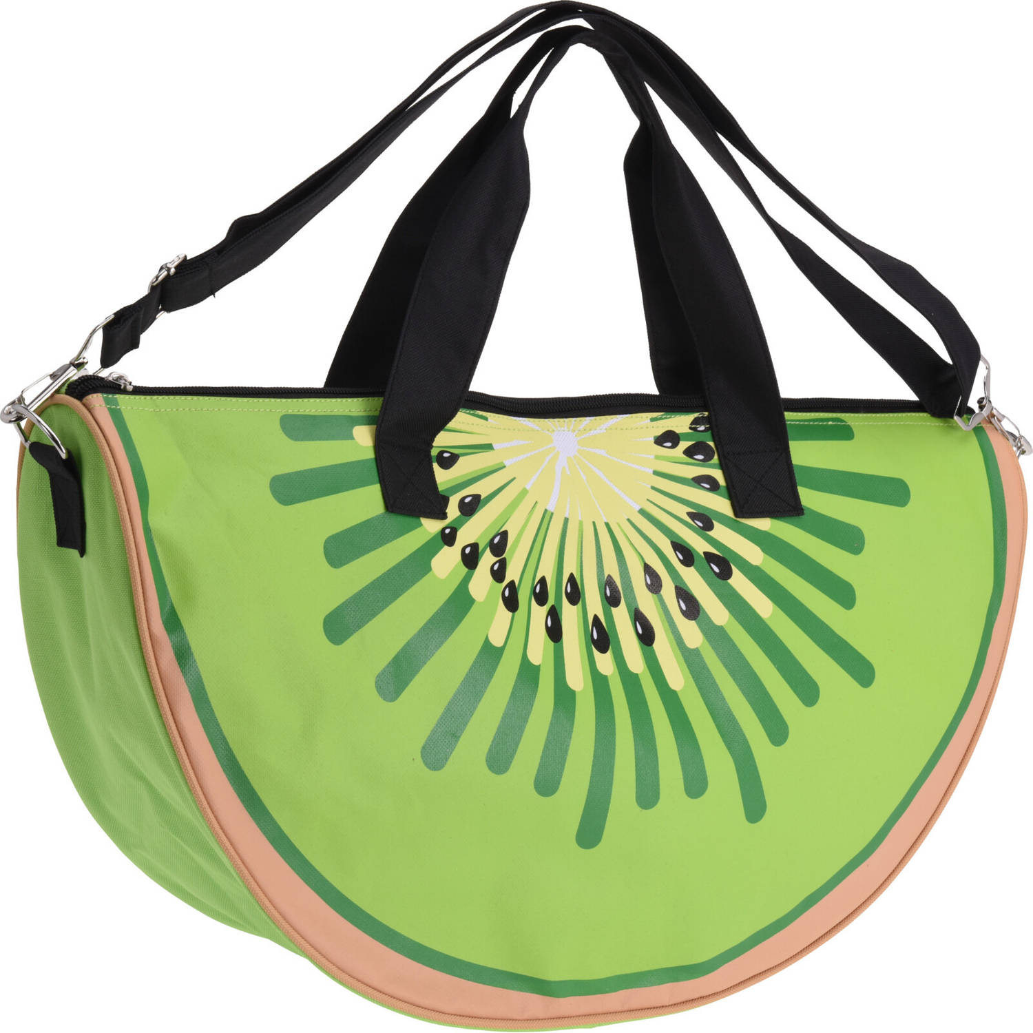 Pro Beach Strandtas/sporttas Kiwi 32 X 50 Cm - Strandshoppers/sporttassen Van Polyester - Groen