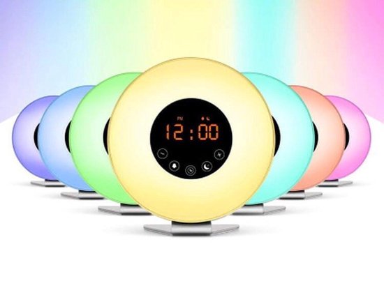 Grundig Wake Up Light - Lichtwekker Met Fm Radio En Natuurlijke Geluiden - Zonlicht En Kleuren - Wit