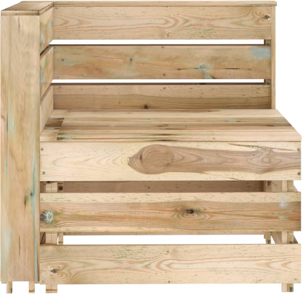 Vidaxl 6-delige Loungeset Geïmpregneerd Grenenhout - Bruin