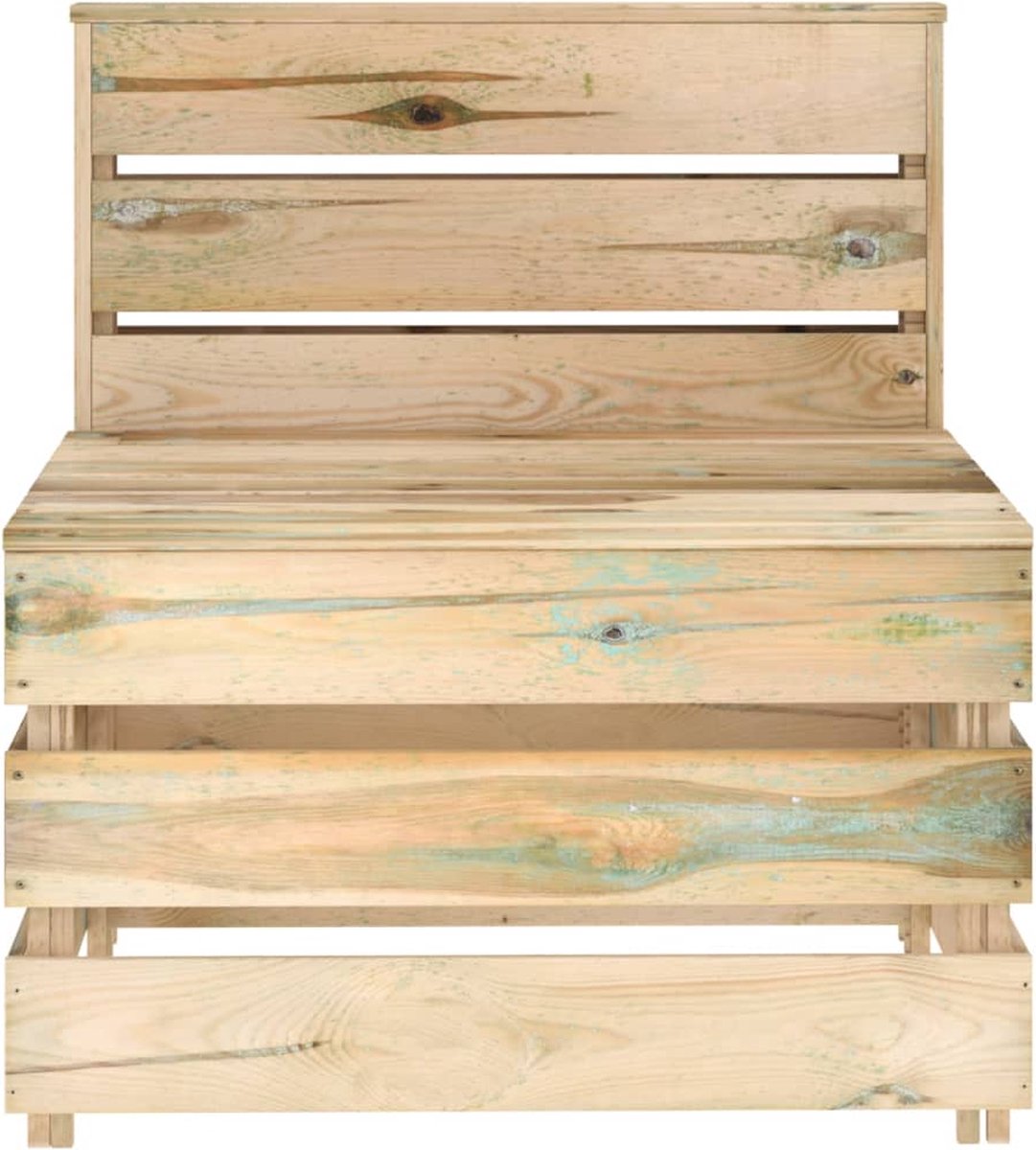 Vidaxl 6-delige Loungeset Geïmpregneerd Grenenhout - Bruin