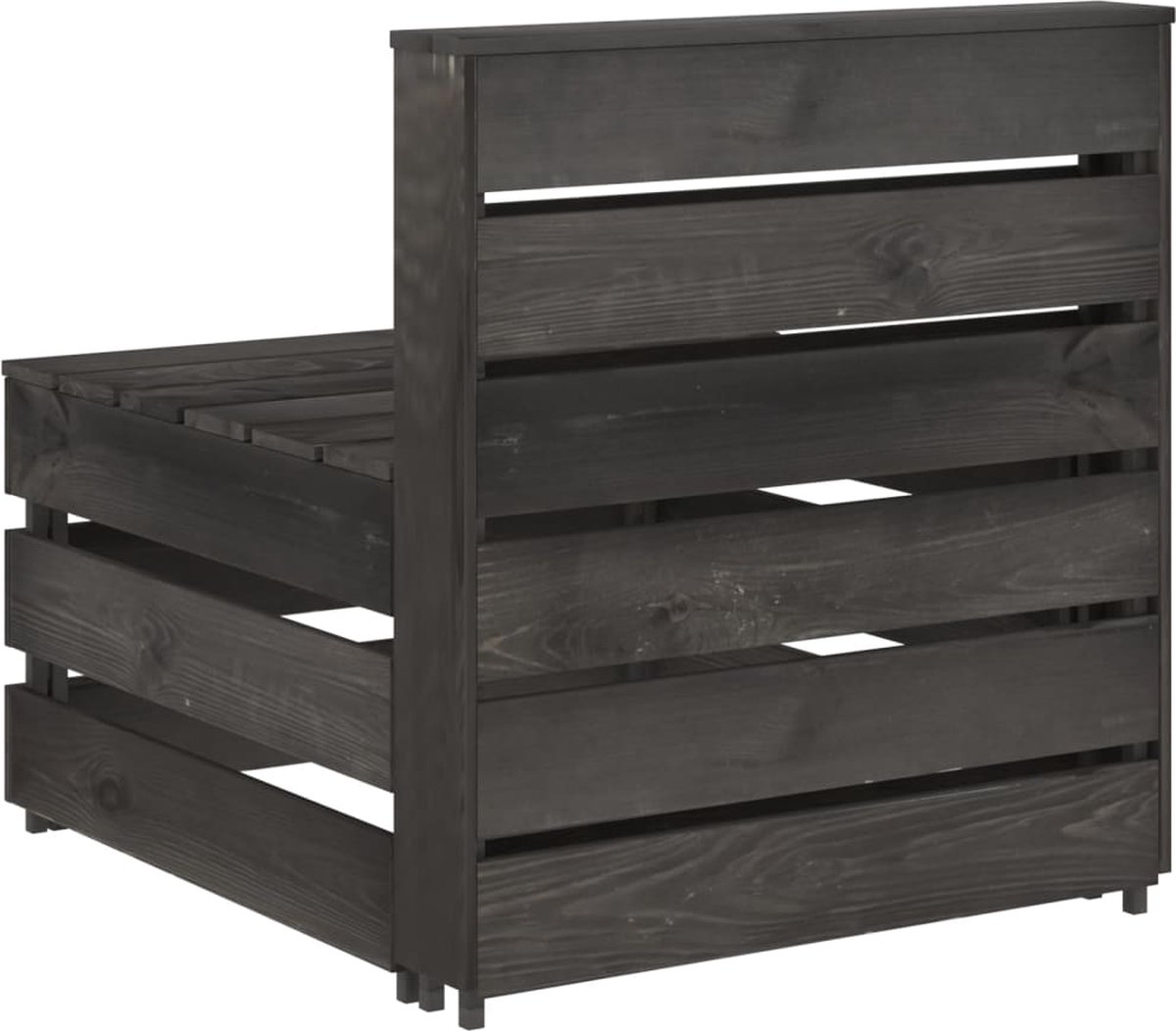 Vidaxl 10-delige Loungeset Geïmpregneerd Grenenhout - Bruin