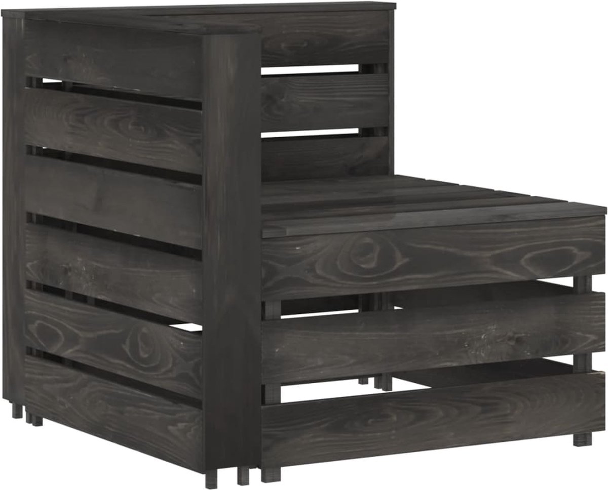 Vidaxl 10-delige Loungeset Geïmpregneerd Grenenhout - Bruin