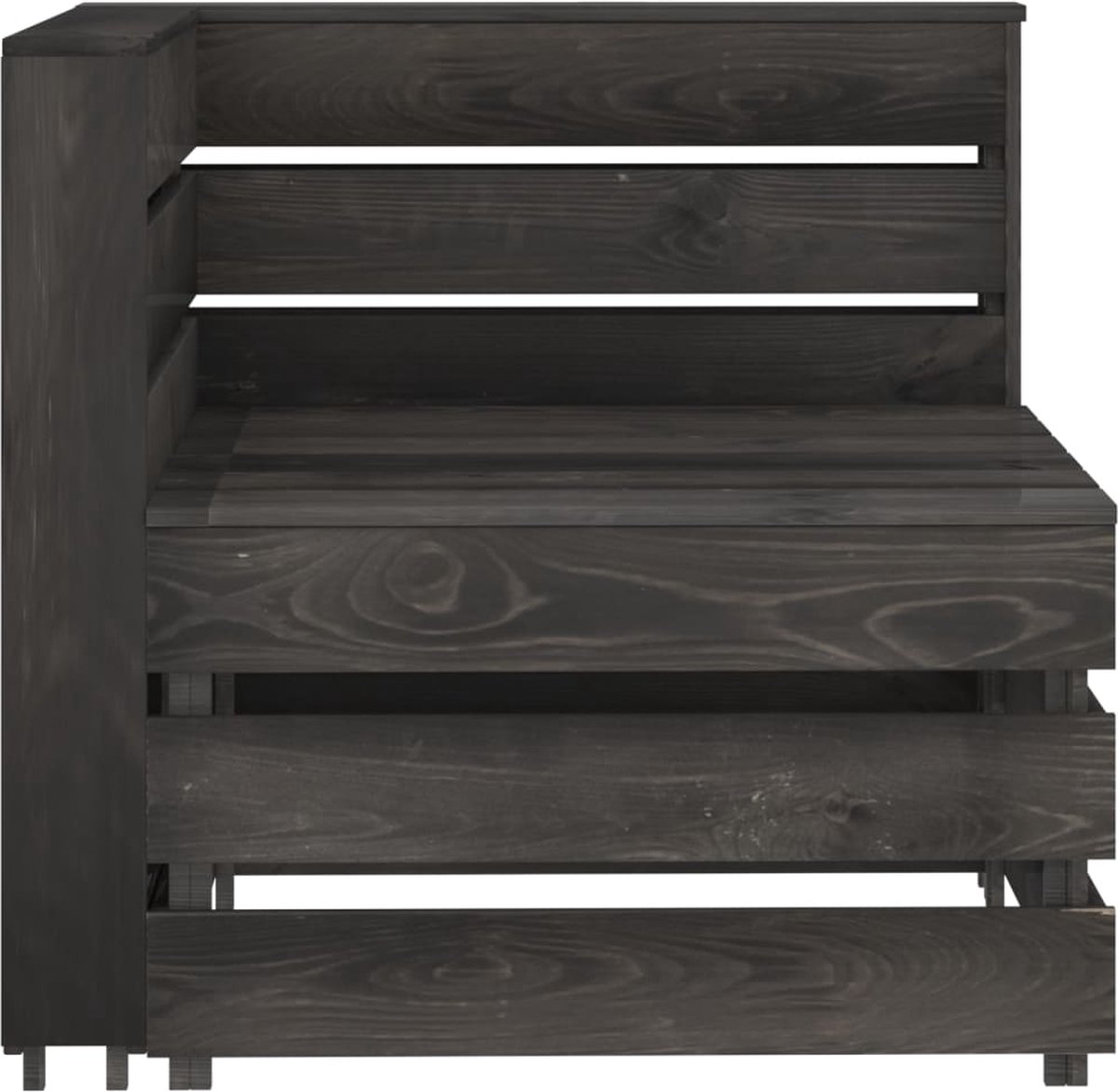 Vidaxl 10-delige Loungeset Geïmpregneerd Grenenhout - Bruin