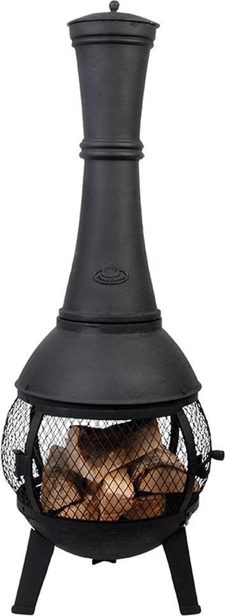 Esschert Design Fancy Flames Terrashaard - Zwart