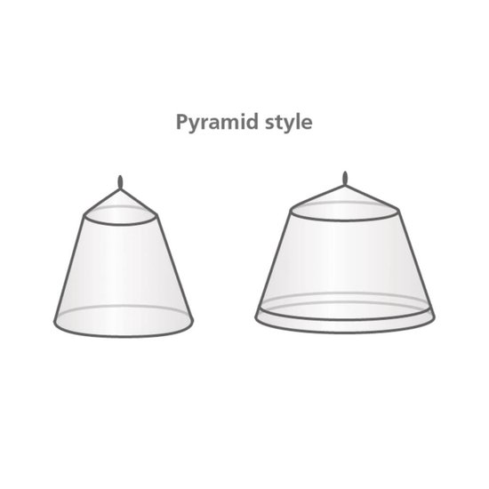 Travelsafe Klamboe Piramide 2 Personen - Geel