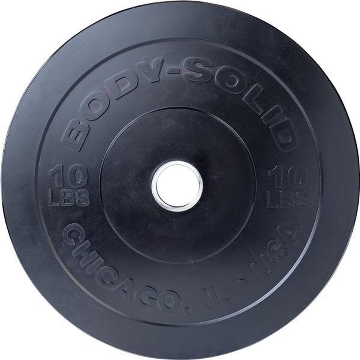 Body-Solid Chicago Extremee Olympische Bumper Plates Obpxk - 5 Kg - Zwart