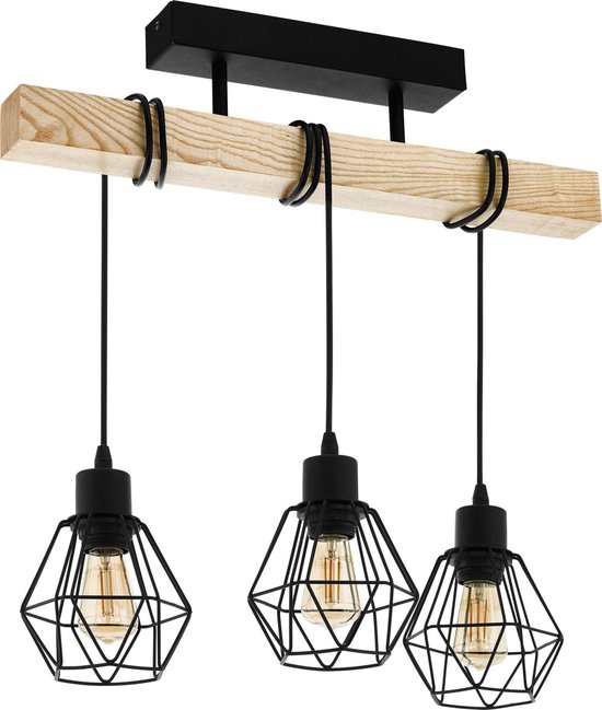 EGLO Townshend 5 Hanglamp - Bruin