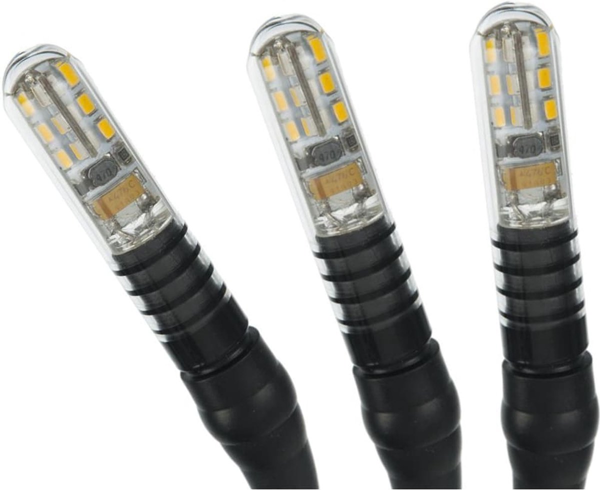 Ubbink Vijververlichting 3 LED's - Zwart