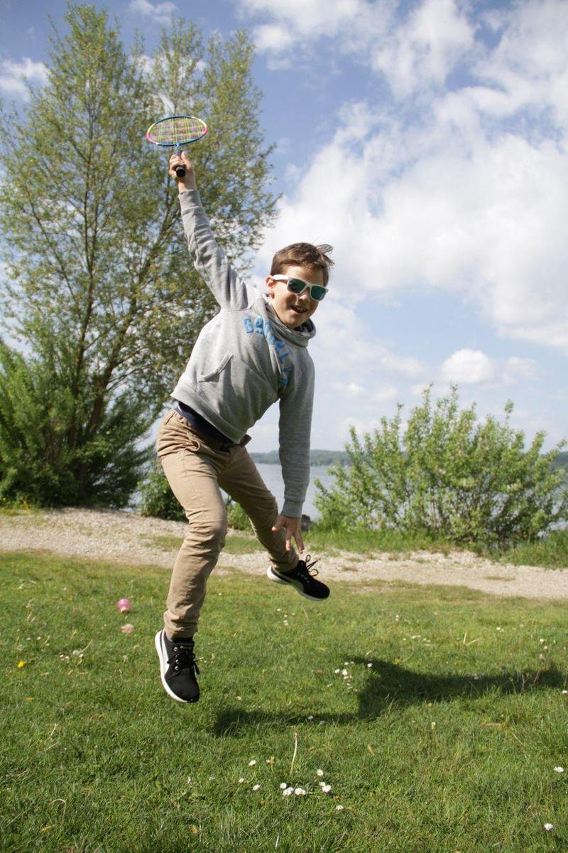 Schildkröt badmintonset 4 delig - Blauw