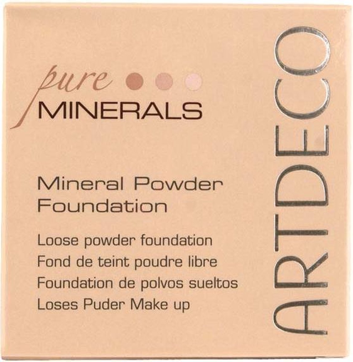 Artdeco Nr. 04 - Light Mineral Powder Foundation Poeder 15g - Beige