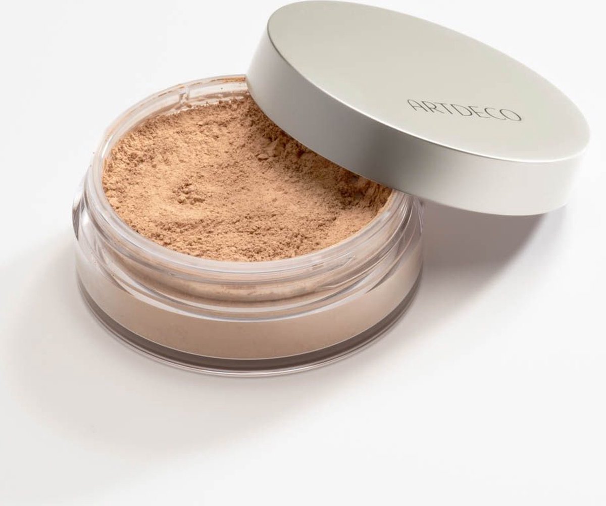 Artdeco Nr. 06 - Honey Mineral Powder Foundation Poeder 15g - Silver