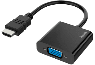 Hama 200343 Adapter HDMI - VGA + 3.5mm - Zwart