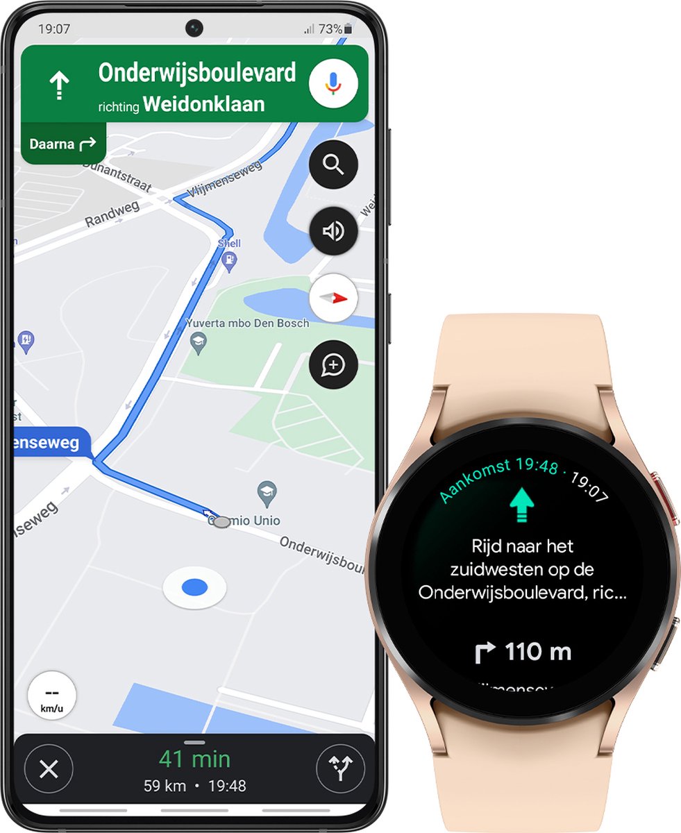 Samsung Galaxy Watch4 40 mm Rosé - Goud