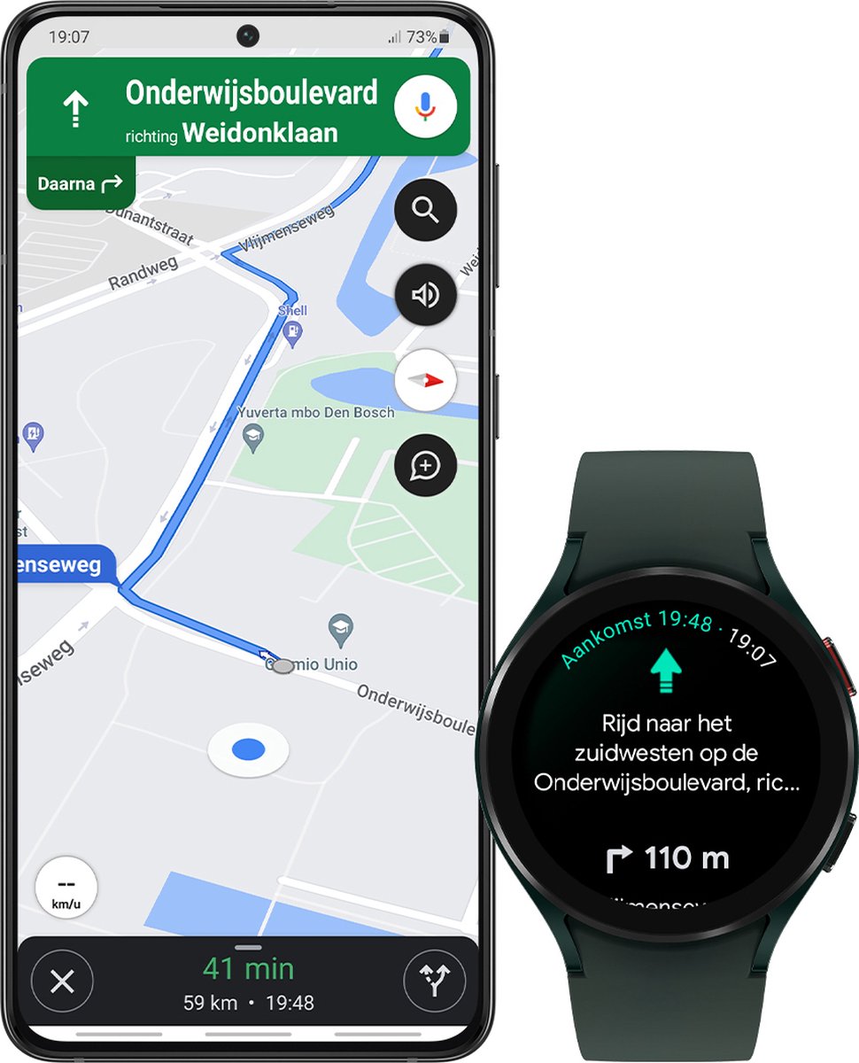 Samsung Galaxy Watch4 44 mm - Groen